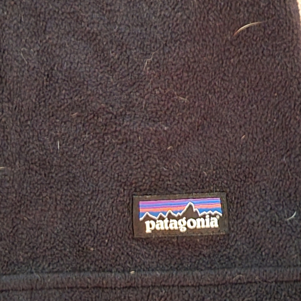 DFH Black Patagonia Quarter Zip Fleece Wmn Small - Picture 3 of 3